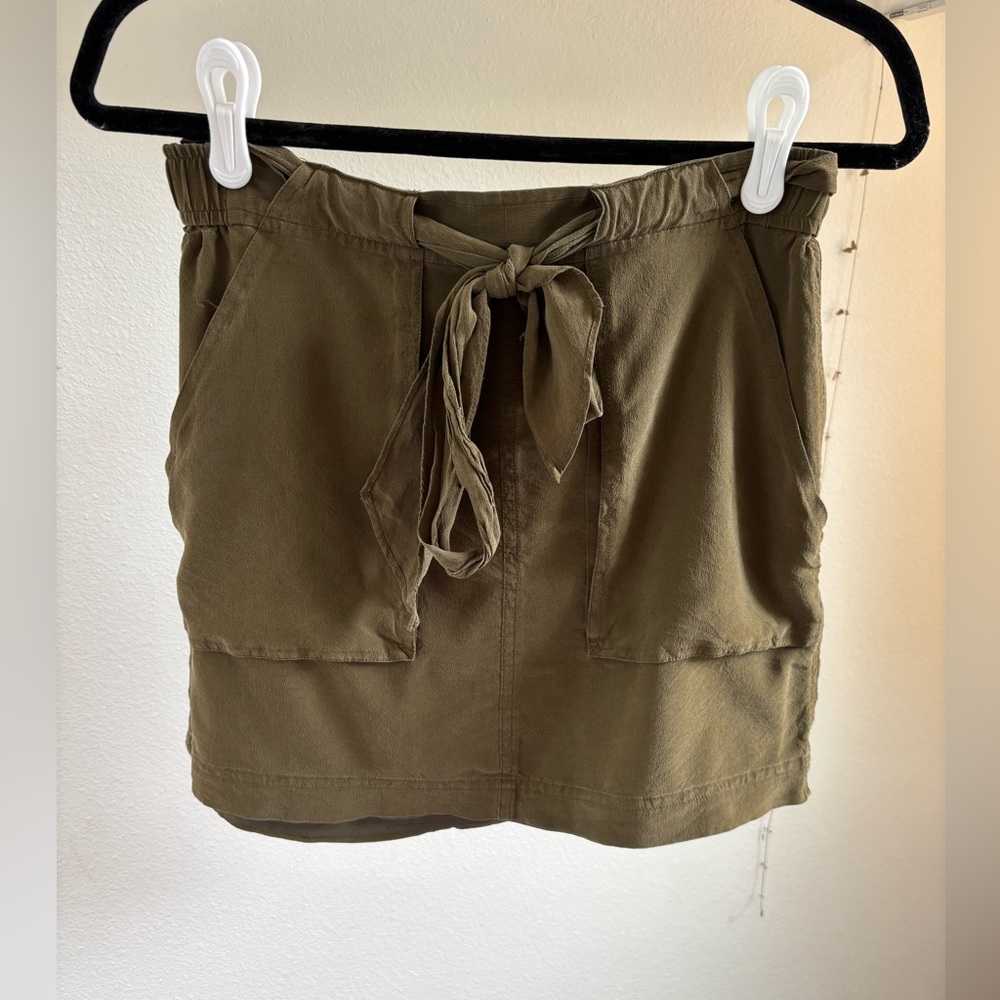 Madewell silk skirt